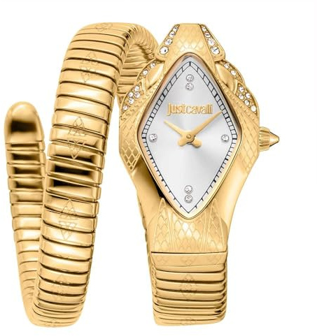 Just Cavalli Damen Ferocious // JC1L306M0035, Goldfarben, Modern