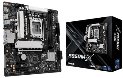 ASRock B860M-X DDR5 PCIe 4.0 Micro-ATX Motherboard