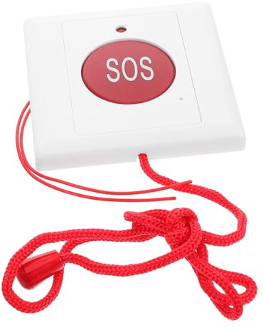 MAJORMENCH Emergency Call Button for Elderly and Boy Girl Portable Wall-mounted Assistive Device Pull Cord for Outdoor Home Travel Ensures Fast Help and Safety
