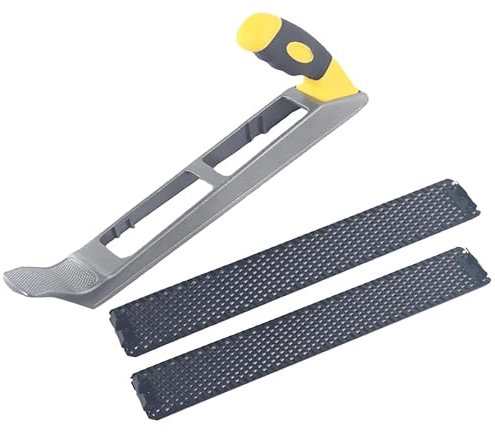 Rabots pour plaques de plâtre, outils rabots à main, raboteuses à bords en bois, raboteuses à bords avec 2 lames pour raboter 300 mm, 2 lames de 50 mm, lames de rabotage, limer