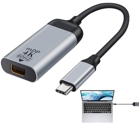 4k@60hz USB C to Displayport Adapter,Display Port to USBC,USB C to DP Cable,USBC to Display Port Adapter for Tablet, Phone, Laptop, Monitor, Display, Projector