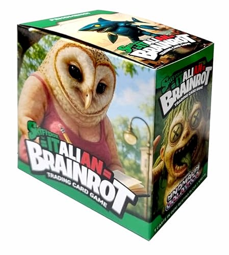 Skifidol Italian Brainrot Trading Card Game, Serie Gamma Anomalia Galattica, 24 Bustine da 7 Carte, Gioco di Carte Collezionabili
