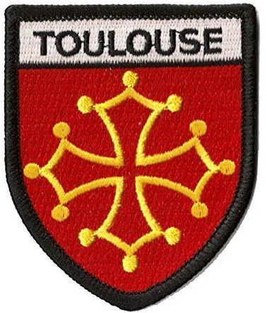 Patche Ecusson Toulouse Patch Thermocollant Ville Occitanie France