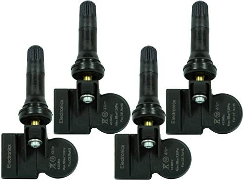 RDKS TPMS - 4 sensori di pressione pneumatici, sistema di controllo della pressione degli pneumatici, valvola in gomma adatta per 5 6 7 8 X3 X4 X5 X7