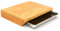 DuneDesign Tabla de Cortar en Madera de Bambú - 49x37x8 - Tabla de Cocina con Cajón de Acero