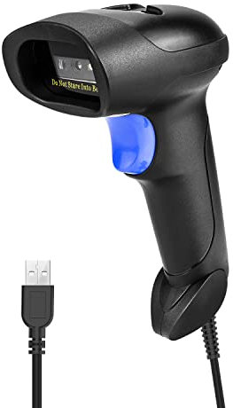 NetumScan USB 1D-Barcode-Scanner, kabelgebundener Handheld-CCD-Barcode-Leser, unterstützt das Scannen von UPC-Barcode-Lesern, geeignet für Lagerhallen, Bibliotheken, Supermärkte