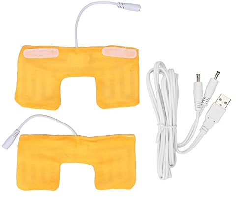 ZJchao USB-Elektro-Handschuh-Heizkissen - 2 Stück, tragbar, beheizbar, warmhaltend für Camping und mehrere Zwecke