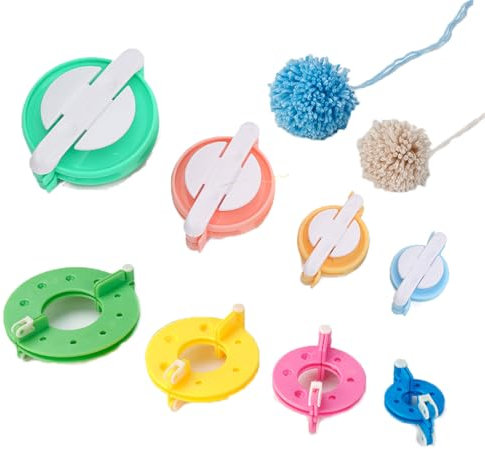 ArrErr Set di 2 pompon fai da te per realizzare pompon e realizzare ghirlande di peluche