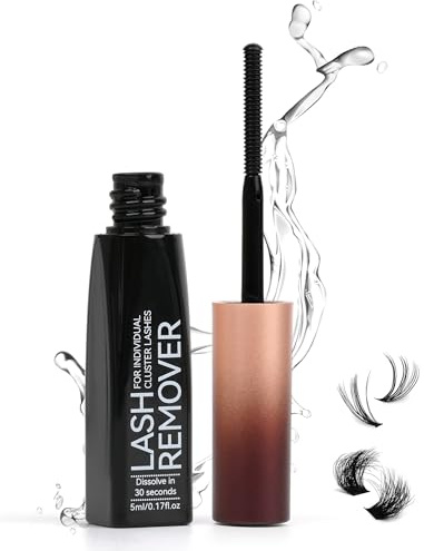 Obeyalash Remover Cils Extension – Dissolvant Extension Adhésive pour Dépose Douce des Extensions de Cils & Cluster Lashes DIY, Retrait Progressif