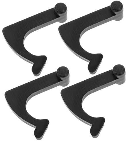 minkissy 4 piezas Hebillas para Brazo de Tocadiscos de Vinilo Adaptadores de Montaje para Reproductor Vinilos Accesorios Resistente de Hierro Fácil Instalación