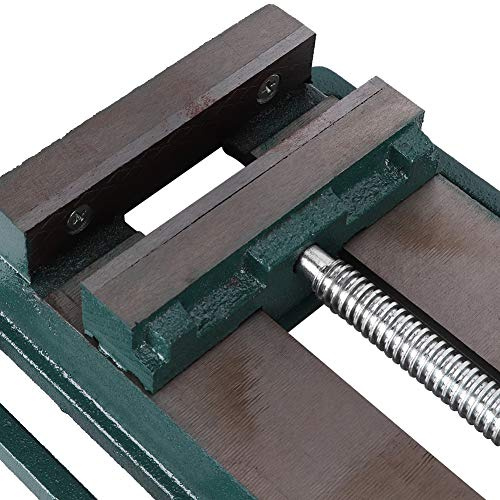 ZDETGU Tornillo de Banco para Máquina de Hierro Fundido de 5 Pulgadas – Diseño de Mandíbula Mejorado para Fresado, Taladrado y Trabajos de Mesa – Herramienta de Mecanizado para Carpintería y