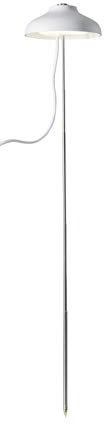 Northpoint LED 7W Pflanzenleuchte Pflanzenlampe Pflanzenbeleuchtung 70cm Teleskopstab weiße Lichtfarbe Timerfunktion