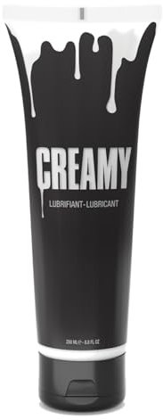 Creamy Real Fake Sperma Lubrificante a base d'acqua Bianco 250 ml