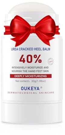 OUKEYA Crème d'Uree 40% pour Pieds Très Secs et Abîmés, Réparatrice Hydratante pour Crevasses Mains, Gerçures Engelures, Soins Intenses, Nourrissante, Force Maximale, 85g