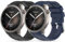 SenMore 2 Stücks Silikon Armband Kompatibel mit Amazfit Balance, Einstellbar Wasserdicht Ersatzarmbänder für Amazfit Balance(A2286).