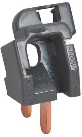 Accessoire de raccordement entre peigne vertical et interrupteur differentiel 63A ou parafoudre 63A en tête de rangée