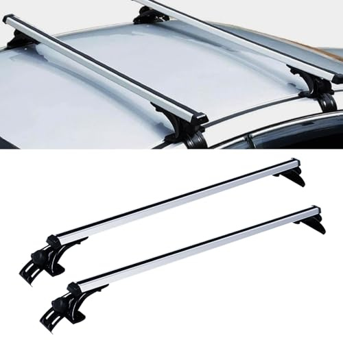 Barres de toit universelles, 2 pièces, réglables, pour véhicules avec une largeur de toit de voiture inférieure à 130 cm