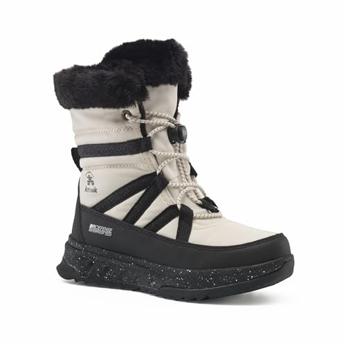 Kamik Botas de nieve para niña STROMY F, color crema (FOG), 36 EU, gris claro, 36 EU