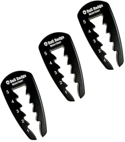 3 piezas de Golf Tee Altura regulables, 5 posiciones, Golf Tees Height Tool, Setter, Training Aids, Ajuste de precisión, Ajustable 15, 25, 35, 45, 55 mm