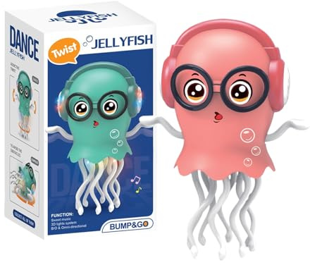 Ihdjasg Jouet Poulpe Électrique Dansant, Dancing Pieuvre Jouet, Jouets Poulpe Electrique Rampant, Jeux Interactifs, Divertissement Électrique Intelligent