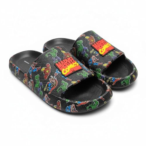 CERDÁ LIFE'S LITTLE MOMENTS Star Wars Mandalorian Marvel - Chanclas de baño cómodas para hombre y adolescente (100% EVA), Negro , 44/45 EU
