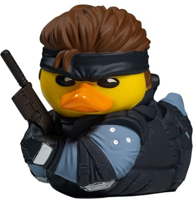 TUBBZ Metal Gear Solid Solid Snake Rubber Duck Collectible Toys Boxed 8.9cm