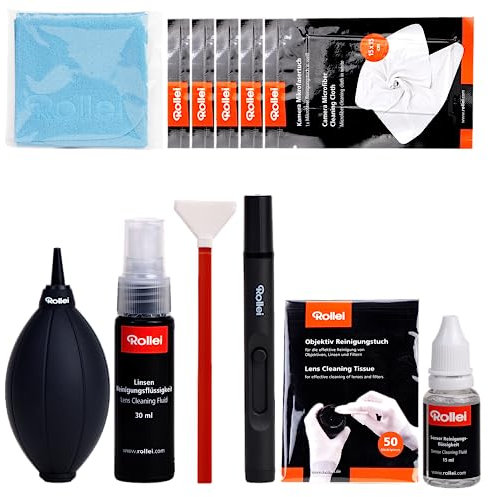 Rollei Kit de Limpieza de sensores XL para Formato Completo, Limpieza de sensores de Formato Completo y sensores de cámara