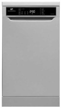 Lave-vaisselle pose libre CONTINENTAL EDISON - 10 couverts - Largeur 44,8 cm - Classe D - 45 dB - Silver
