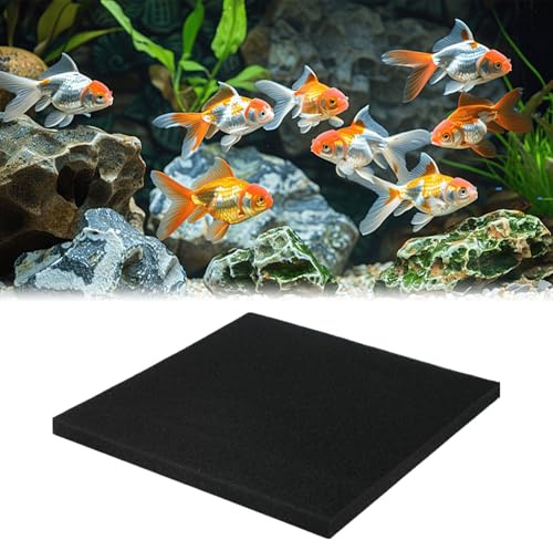 Esponja Filtro Acuario,Esponja Filtrante,Esponja de Filtro de Acuario, Almohadilla de Esponja de Filtración,Accesorios de Filtro para Peceras y Estanques,50x50x2cm,35PPI