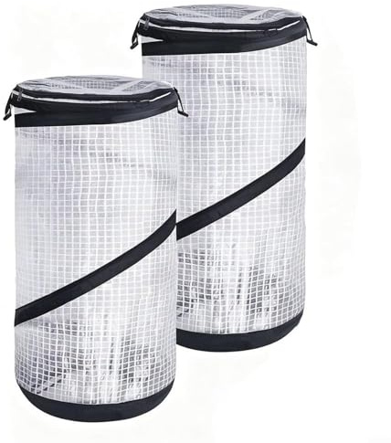 Sandyseptember 2 mini serre portatili con robusta struttura in PVC, per protezione dal gelo e dalle intemperie, top in rete per ventilazione, per verdure e piccoli arbusti