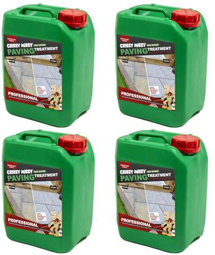 Crikey Mikey Professional Outdoor Treatment 20L for Drives, Paths, Patios, Decking, Walls, Fences & Roofs - Remove Algae Lichen & Mould