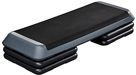 Yaheetech Stepper Aerobic Steppbrett mit 3 Stufen Rutschfest Trainingsbrett Fitness Heintrainer Stepbench Höhenverstellbar