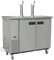 Polar Refrigeration G-series 250 W Direct Draw Keg Beer Dispenser & 2x Tap, Stainless Steel, Holds 2x Half Barrel Kegs, Energy Rating C - Includes Tap, CO2 Line & Tee Joint & Type A Keg Con., GE633