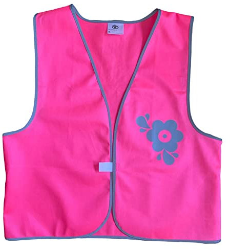 SEE ME Warnweste Mädchen Pink Paisley 110-116