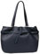 Gabor bags Latissa Damen Shopper Umhängetasche Reißverschluss Mittelgroß Blau