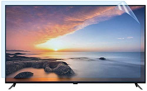 TV Screen Protector Anti-Glare Film Anti Scratch Blue Light Filter Reduce Eye Fatigue for less LCD LED Plasma 3D HDTV 60in Rimless (70in)