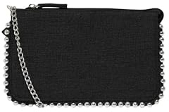 ONLY Damen Onldiana Denim Studded Crossbody Bag Acc, Black