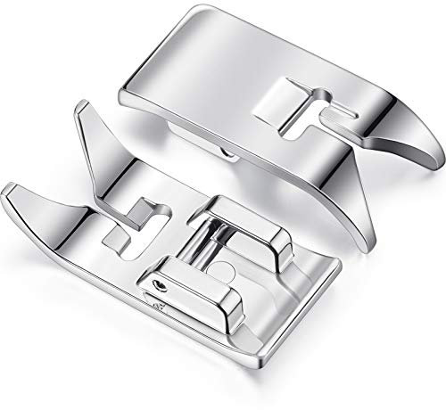 2 Stücke Multifunktions Nähmaschinen Nähfuß Geradem Stich zum Aufschnappen Universeller Allzweck Zick Zack Fuß für Meisten Nähmaschinen Inländische Nähmaschinen mit Niedrigem Schaft