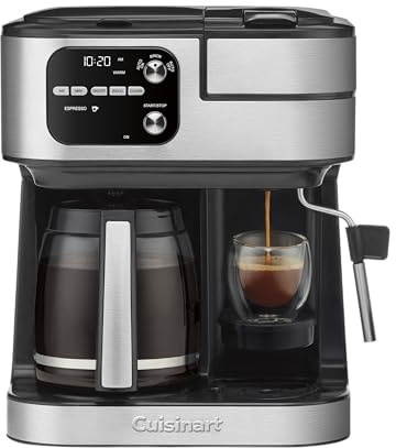 Cuisinart Coffee Center Barista Bar 4-in-1 Coffee Maker, Single-Serve Pods Compatible, Coffeemaker, Three Brewing Sizes, SS-4N1NAS, Black