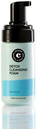 COCUNAT - Espuma Limpiadora Detox - Para Pieles Mixtas y Grasas - Purifica, Limpia y Detoxifica en Profundidad - Doble Limpieza - Cierra los Poros - Caléndula - Acné - Sin Sulfatos |125ml