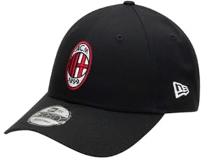 New Era 9Forty AC Milan Casquette pour Enfant Noir, Noir, 6-12 Ans