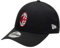 A.C. Milan Boy's New Era Cap with a Visor, Schwarz, 6-12 ans