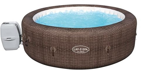 Bestway 60023-6 Minipiscina idromassaggio gonfiabile St. Moritz Lay-Z-Spa AirJet con app