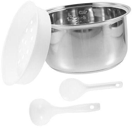 Didiseaon Rice Cooker Inner Pot Multi Function Cooking Pot Liner Replacement Accessory for Household Electric Cookers Compatible with Various Rice Cookers