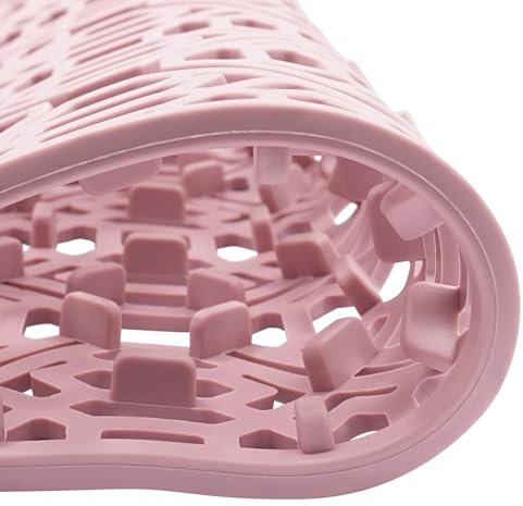 Tappetino per lavello in silicone, 40 x 27 cm, resistente al calore, tappetino antigoccia e protezione per lavello, inserto antiscivolo con piedini rialzati, lavabile in lavastoviglie, accessorio da