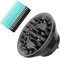 Faltbarer Haardiffusor für lockiges Haar, Universal-Haardiffusor-Aufsatz für Haartrockner, verstellbar von 4,2 cm bis 8 cm, Föhn-Diffusor für langes, dickes, natürlich gewelltes Haar