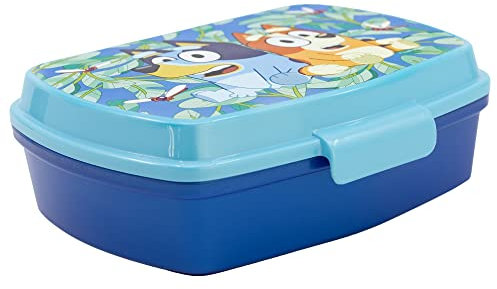 Stor Bluey Boîte à déjeuner rectangulaire pour enfant, multicolore, 5.6 cm.*14 cm.*17 cm., Décontracté