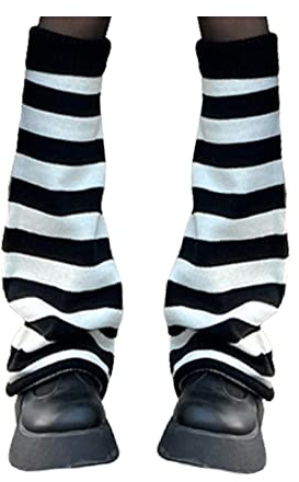 MeiPing Chauffe-jambes pour femmes Long Knit Leg Warmers Long Leg Socks Mignon Mode