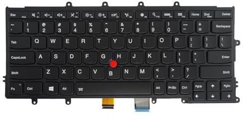 Teclado de repuesto con retroiluminación para Lenovo Thinkpad X240 X250 X260 X230S X240S (inglés de EE. UU., retroiluminado)