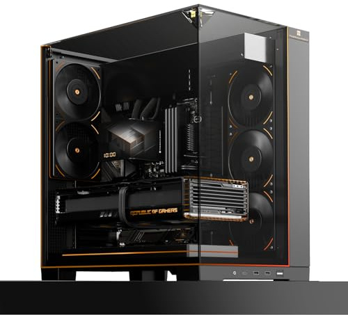 Thermalright TR A70 ARGB ATX Caja de Gaming de Tres Lados Libre de Ranuras de Cristal 8 Ranuras para Ventiladores de CPU + Flujo de Aire Cuadridireccional Liberación Rápida Montaje Vertical de